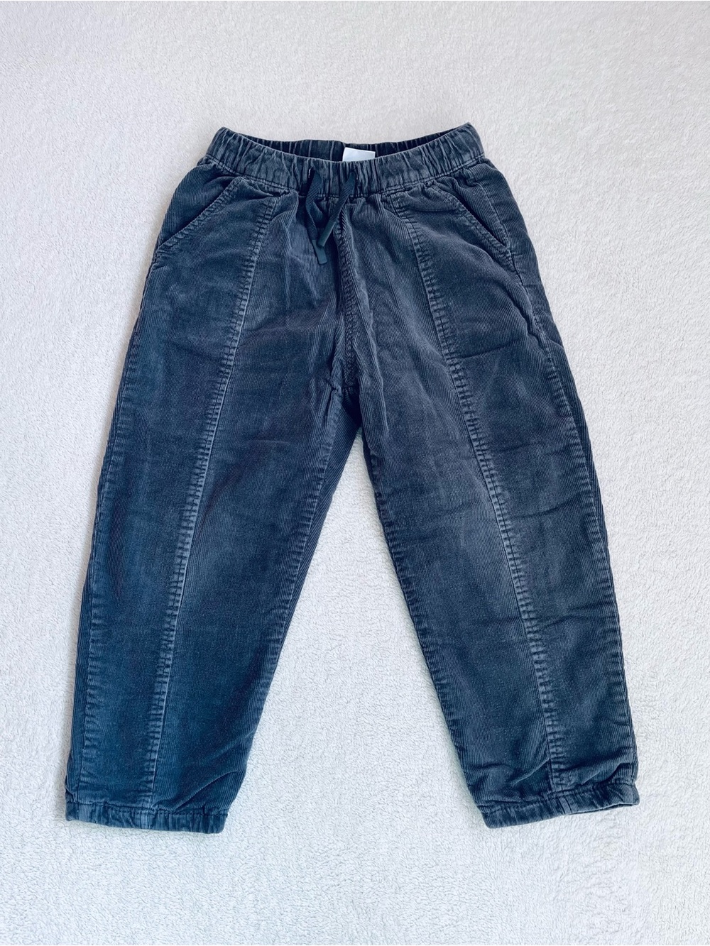 Zara Kids Boys,Charcoal Corduroy Jogger Pants Size 4-5.